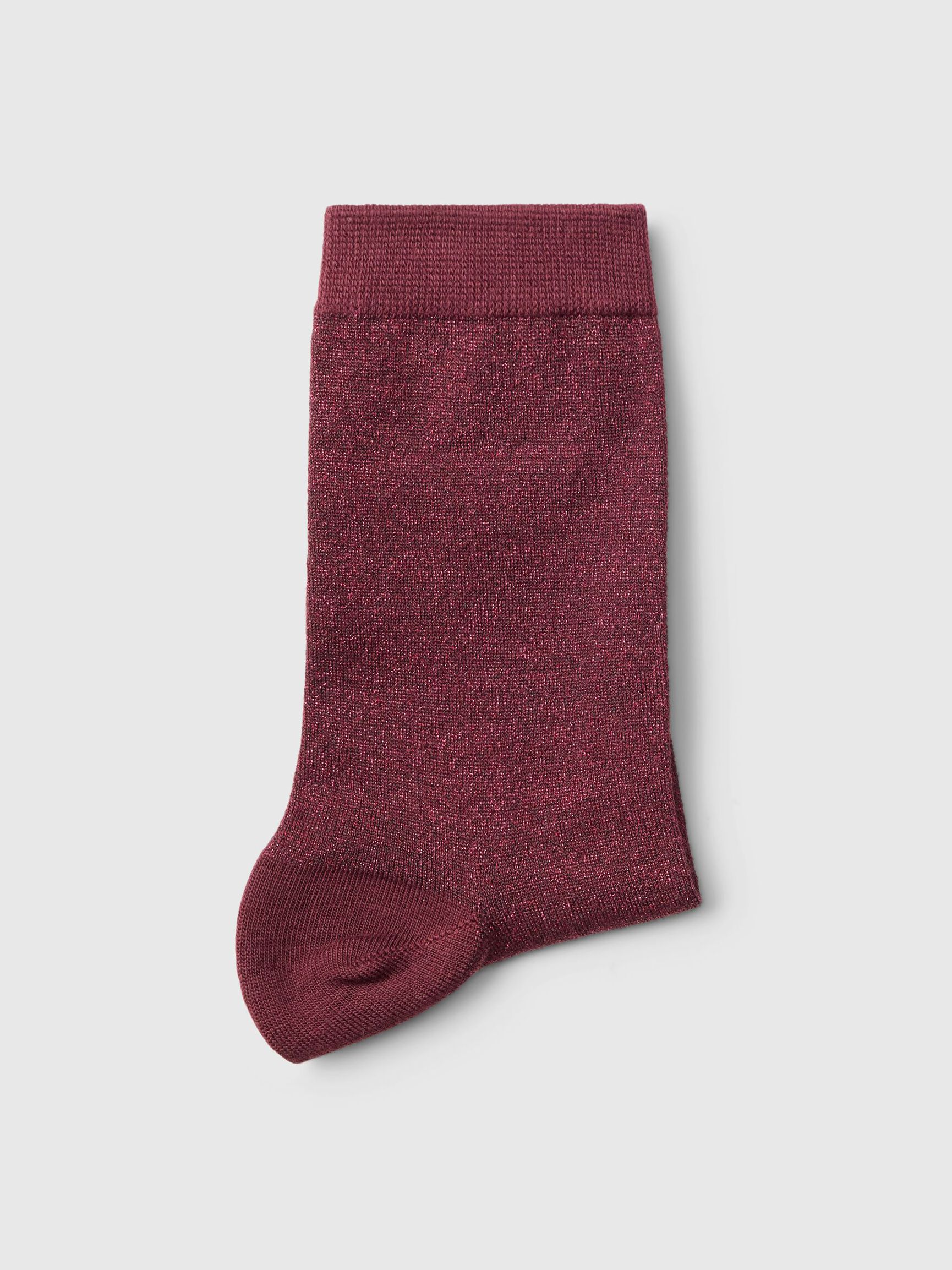 GLITZER GESTRICKTE SOCKEN, Tawny Port, highres