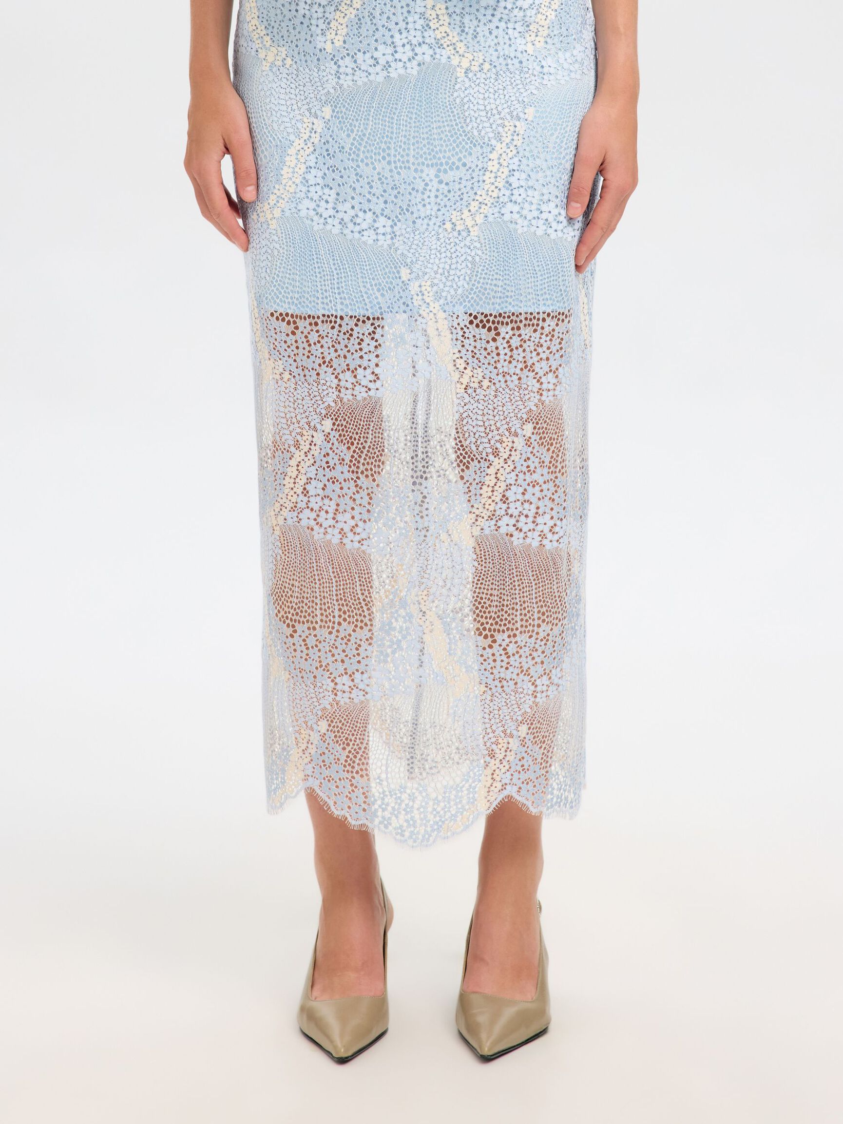 GONNA MIDI, Cashmere Blue, highres