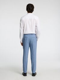 SLIM FIT SUIT TROUSERS, Stonewash, highres