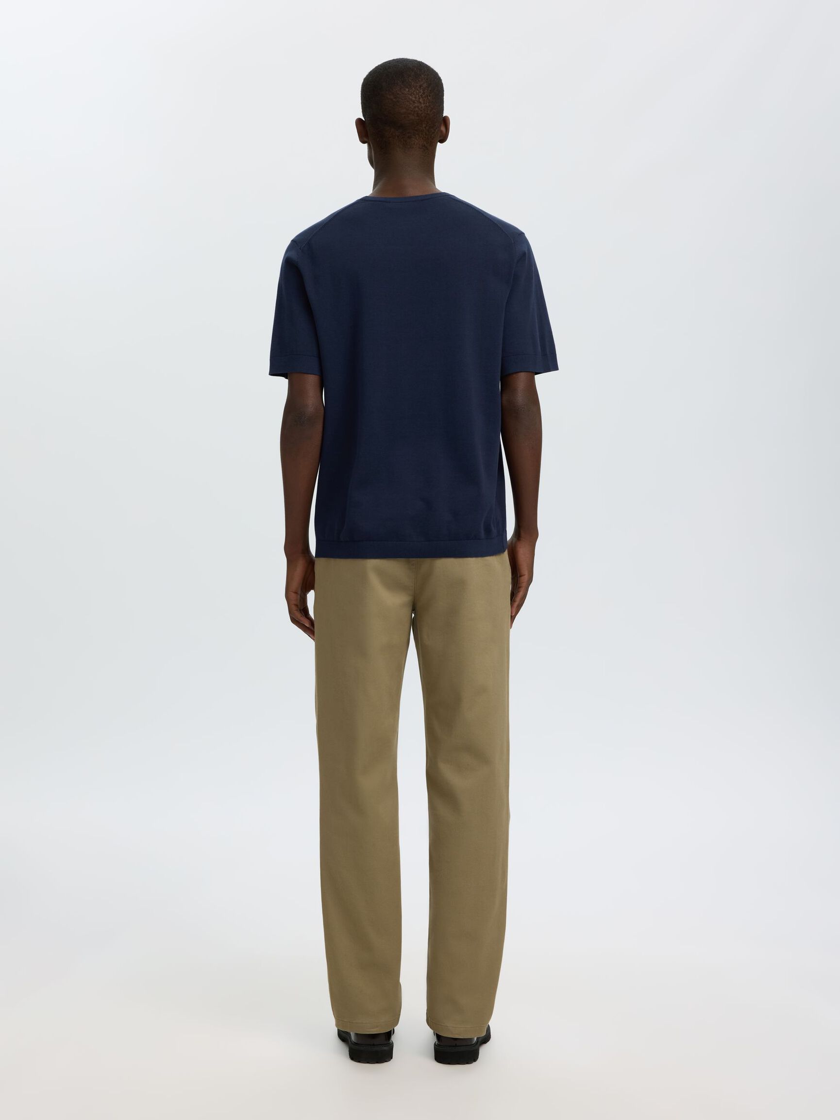 COTON T-SHIRT, Navy Blazer, highres