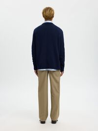 100% WOOL JUMPER, Sky Captain, highres