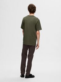 RELAXED FIT KURZARM T-SHIRT, Forest Night, highres