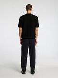 Selected KNITTED SHORT SLEEVED SHIRT, Black, highres - 16096385_Black_004.jpg