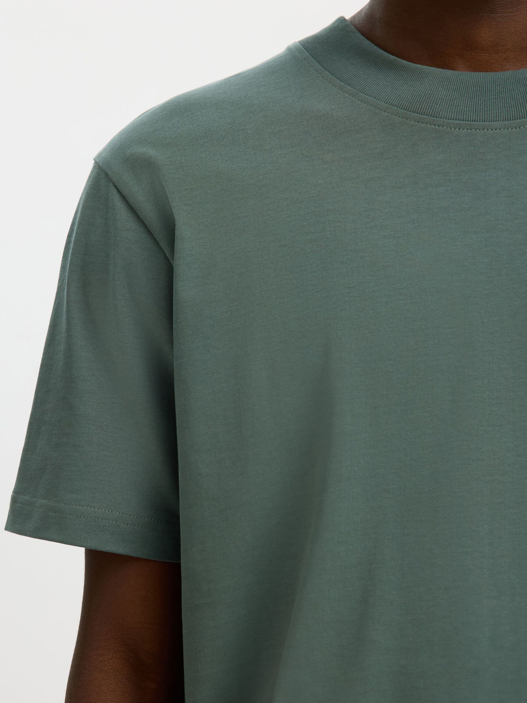 SHORT-SLEEVED RELAXED FIT T-SHIRT, Balsam Green, highres