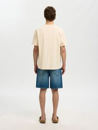 PRINT KATOEN T-SHIRT, Birch, highres