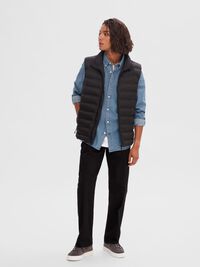 MANGAS LARGAS CAMISA VAQUERA, Medium Blue Denim, highres