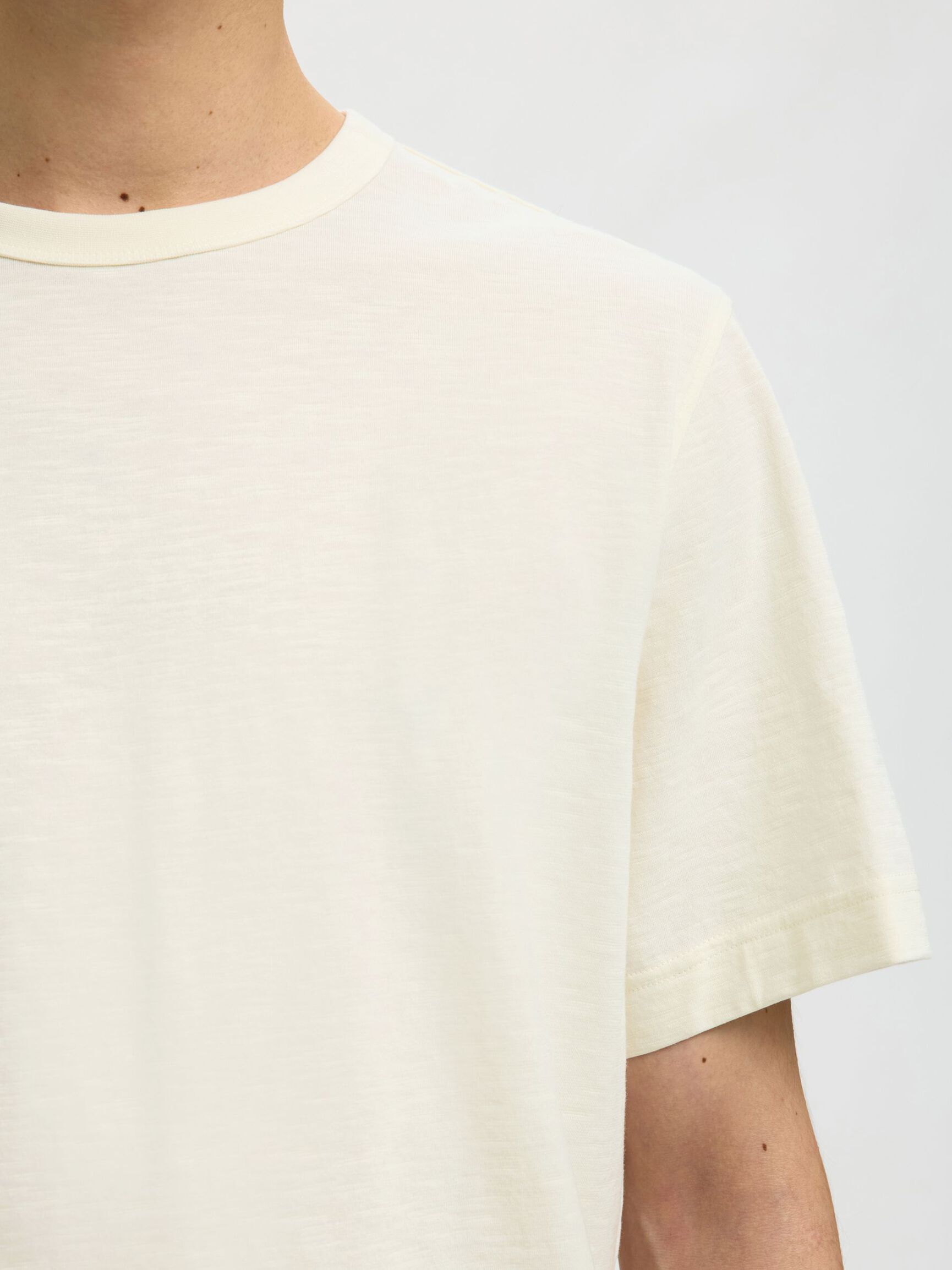 T-SHIRT, Egret, highres