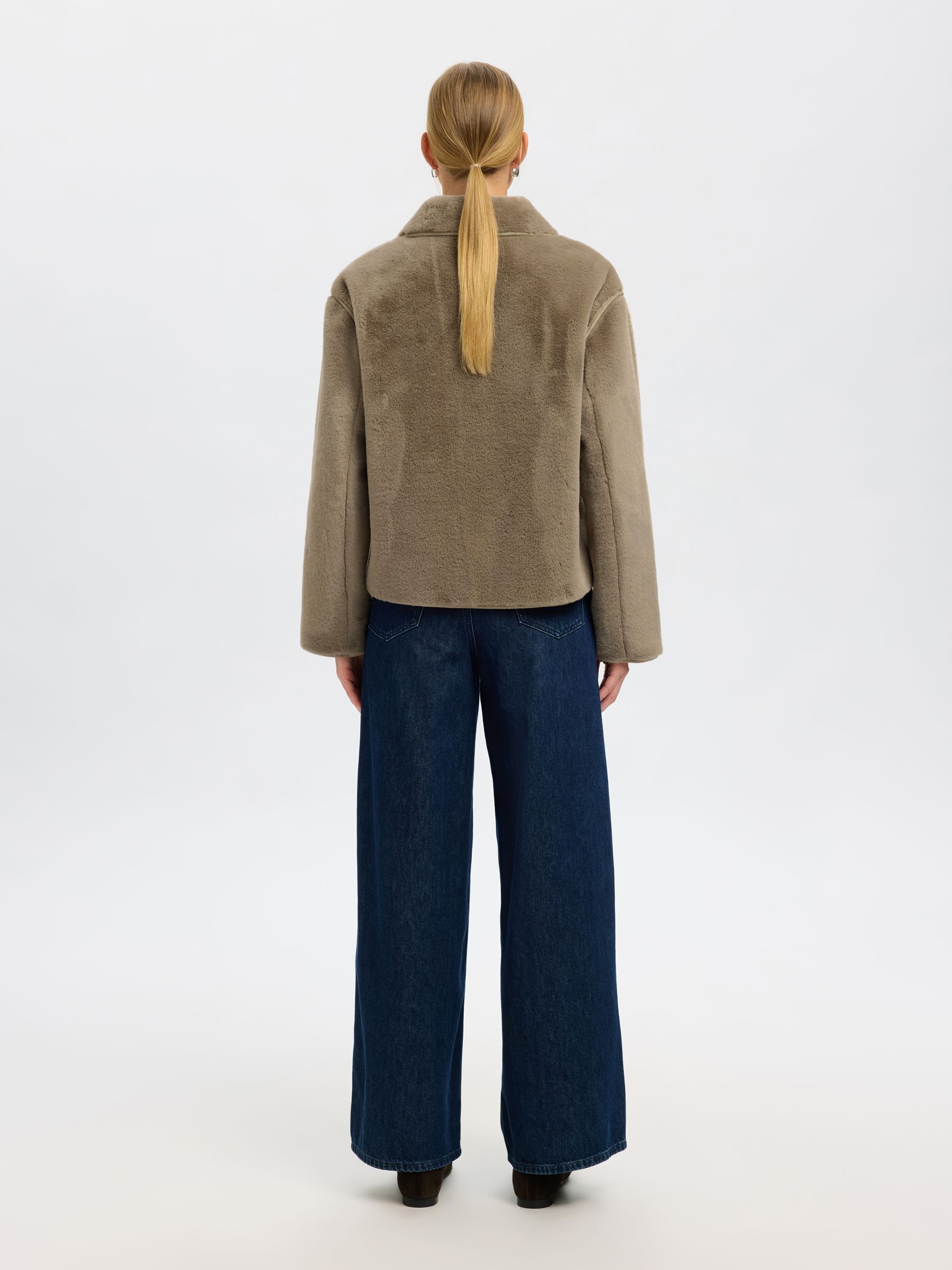 TEDDYFLEECE KURZJACKE, Pure Cashmere, highres