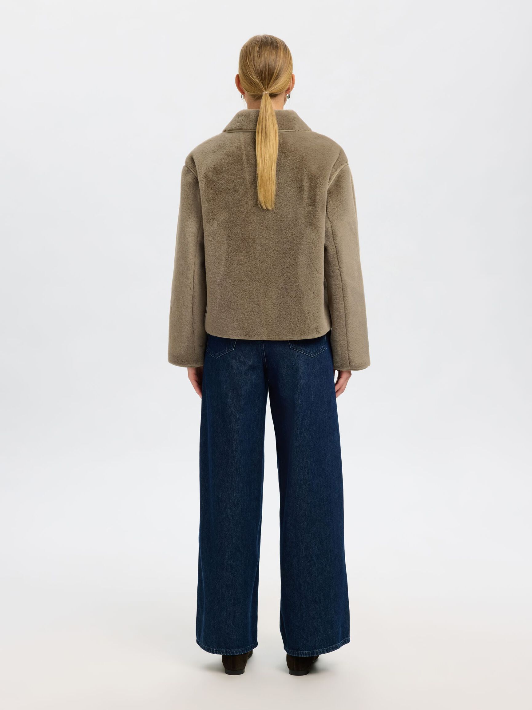 TEDDYFLEECE KURZJACKE, Pure Cashmere, highres