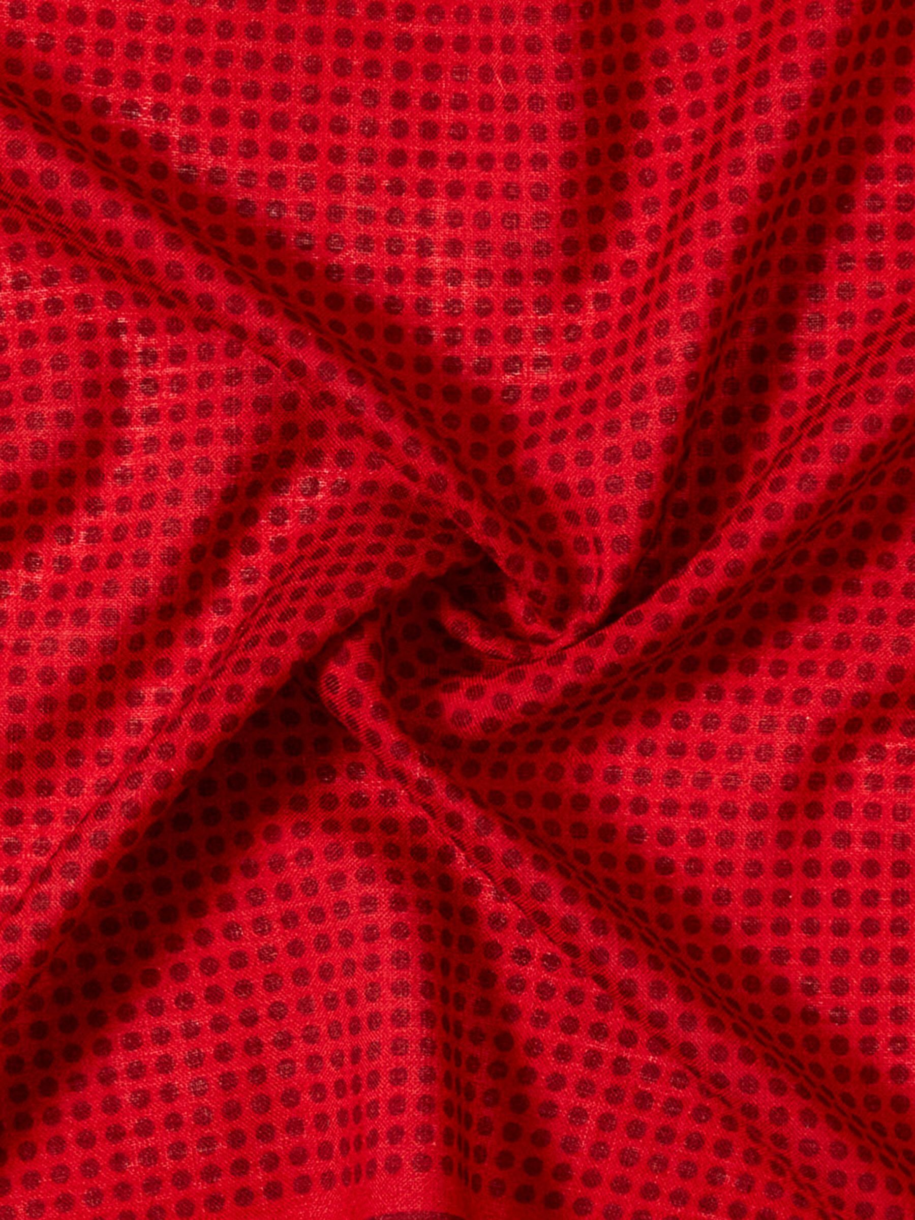100% WOOL SCARF, Equestrian Red, highres