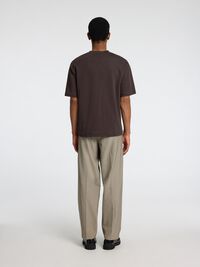 LOOSE FIT T-SHIRT, Chocolate Torte, highres