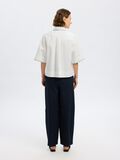 Selected SHORT SLEEVED CROPPED SHIRT, Bright White, highres - 16097864_BrightWhite_1185691_004.jpg