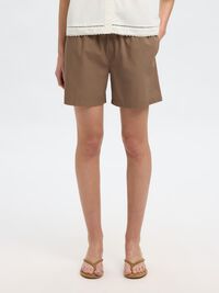 BAUMWOLL SHORTS, Coca Mocha, highres