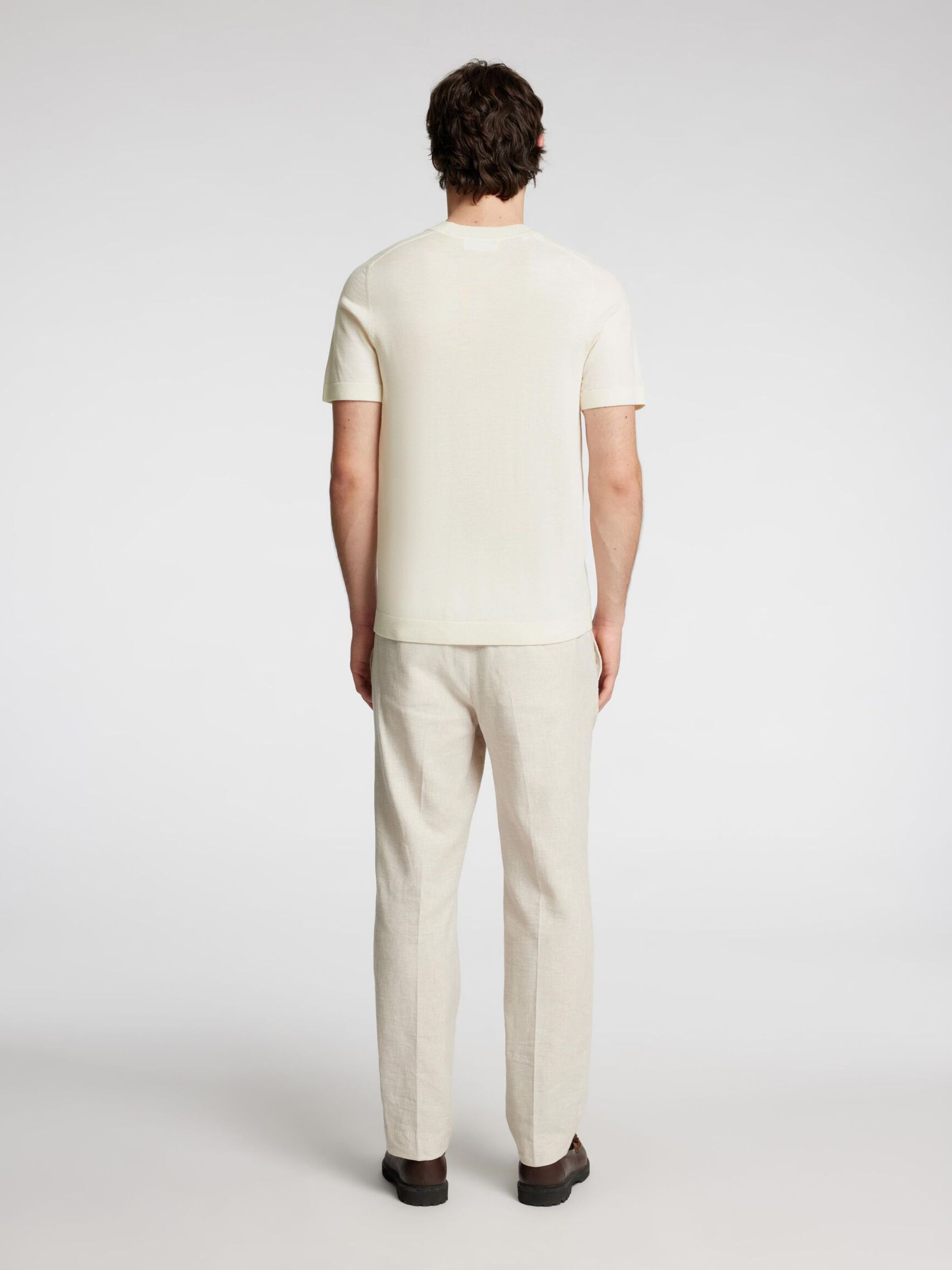 T-SHIRT, Egret, highres