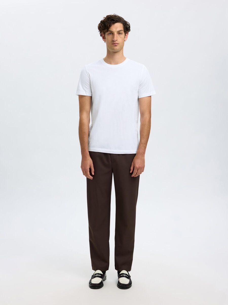 Selected 5 PACK CREWNECK T-SHIRT, Black, highres - 16098111_Black_1200440_005.jpg