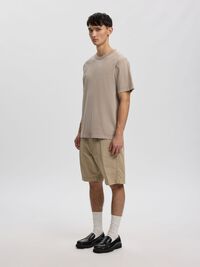 SHORT SLEEVED CREWNECK T-SHIRT, Fungi, highres