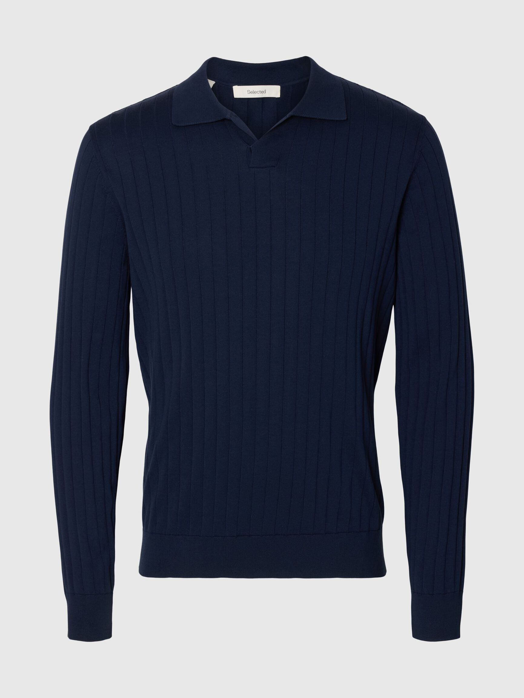 REGULAR FIT POLO SHIRT, Navy Blazer, highres