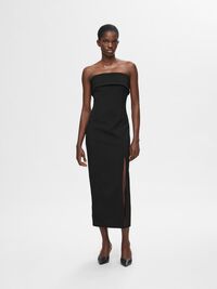 VESTITO MIDI, Black, highres