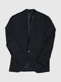 SLIM FIT BLAZER, Black, highres