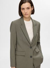 KLASSIEKE PASVORM BLAZER, Kalamata, highres