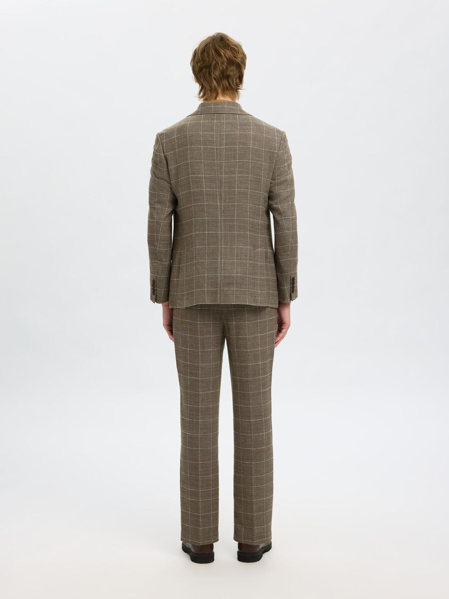 Selected WOOL BLEND SINGLE-BREASTED BLAZER, Slate Black, highres - 16097623_SlateBlack_1183367_004.jpg