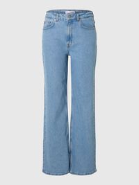 HELLBLAUE WIDE FIT JEANS, Light Blue Denim, highres