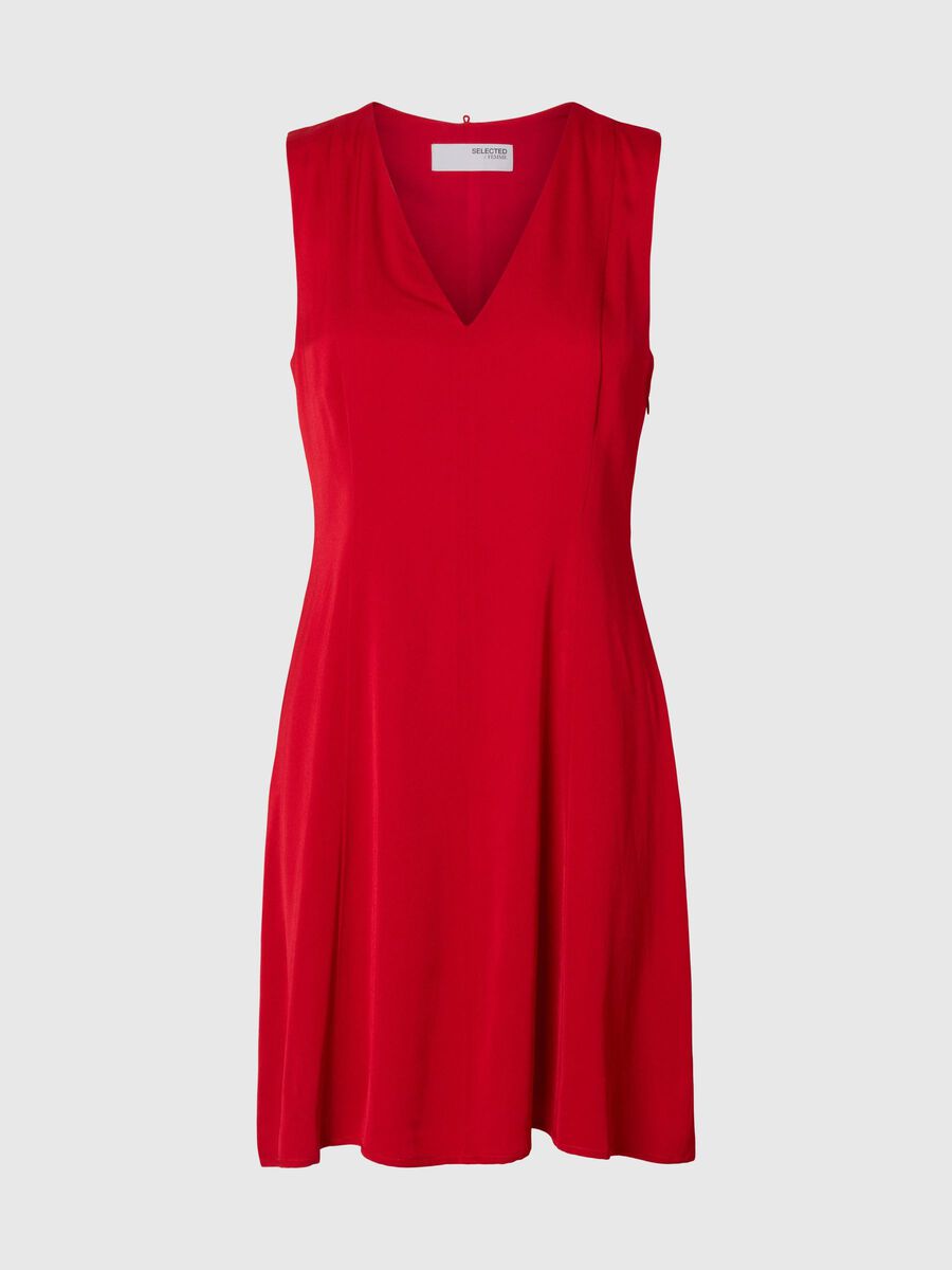 Product tile image - VISCOSA VESTIDO MINI, Equestrian Red | 16098593_EquestrianRed