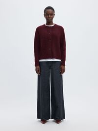 WOOL BLEND CARDIGAN, Fig, highres