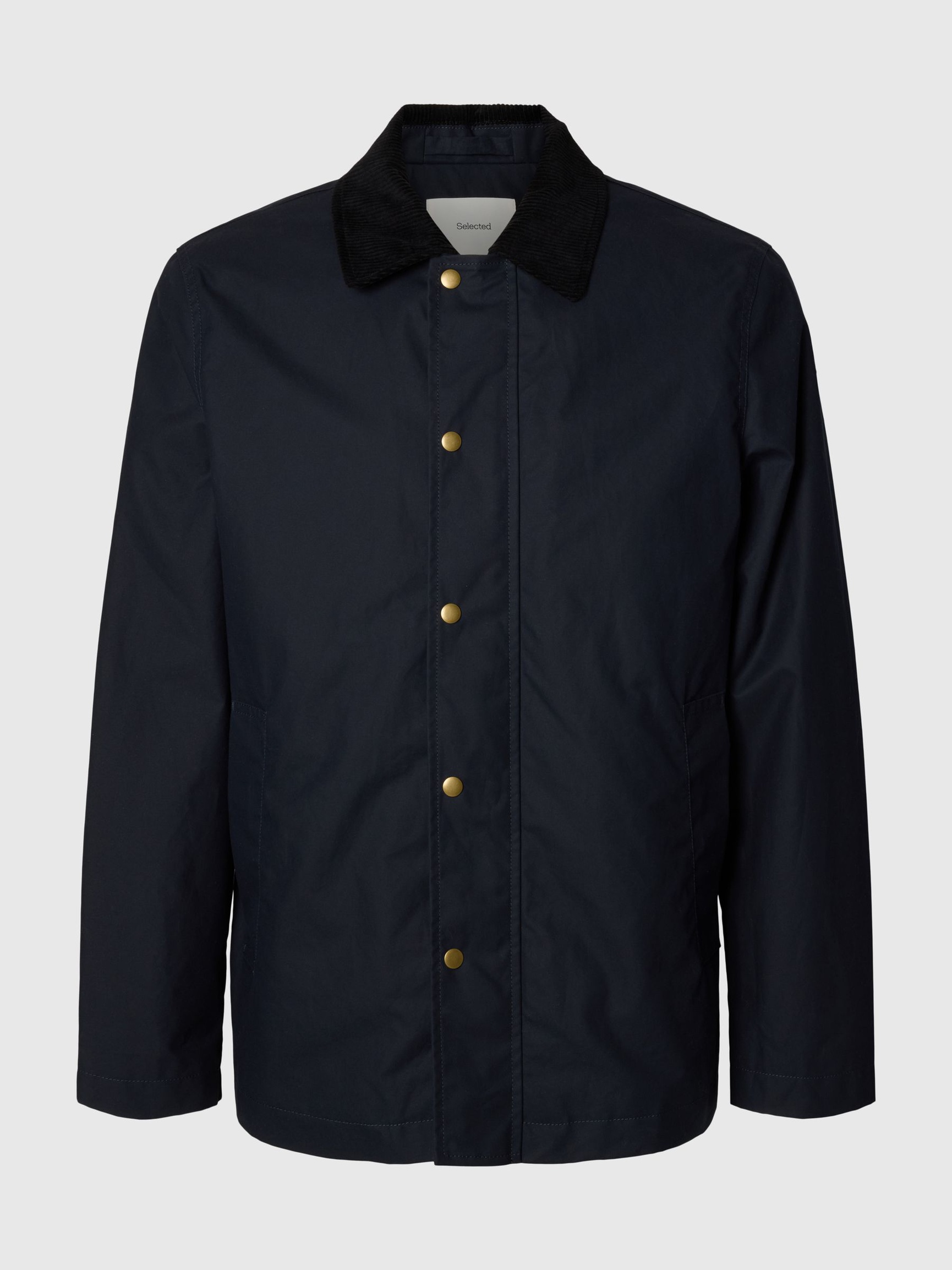 WAXED COTTON JACKET, Sky Captain, highres