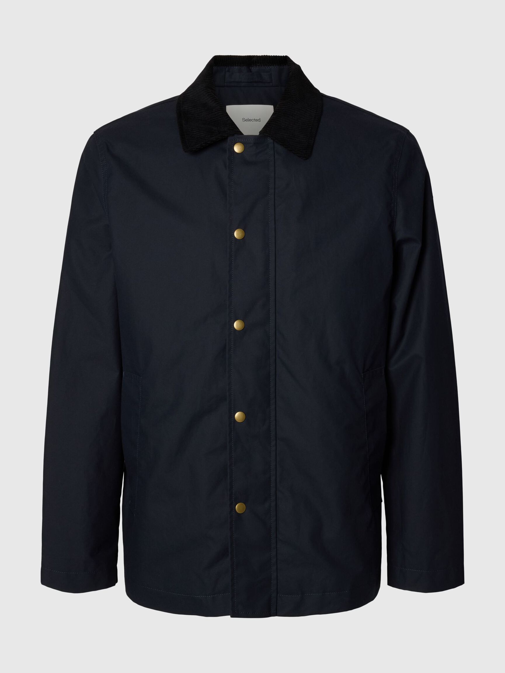 WAXED COTTON JACKET, Sky Captain, highres