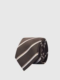 STRIPED TIE, Chocolate Torte, highres