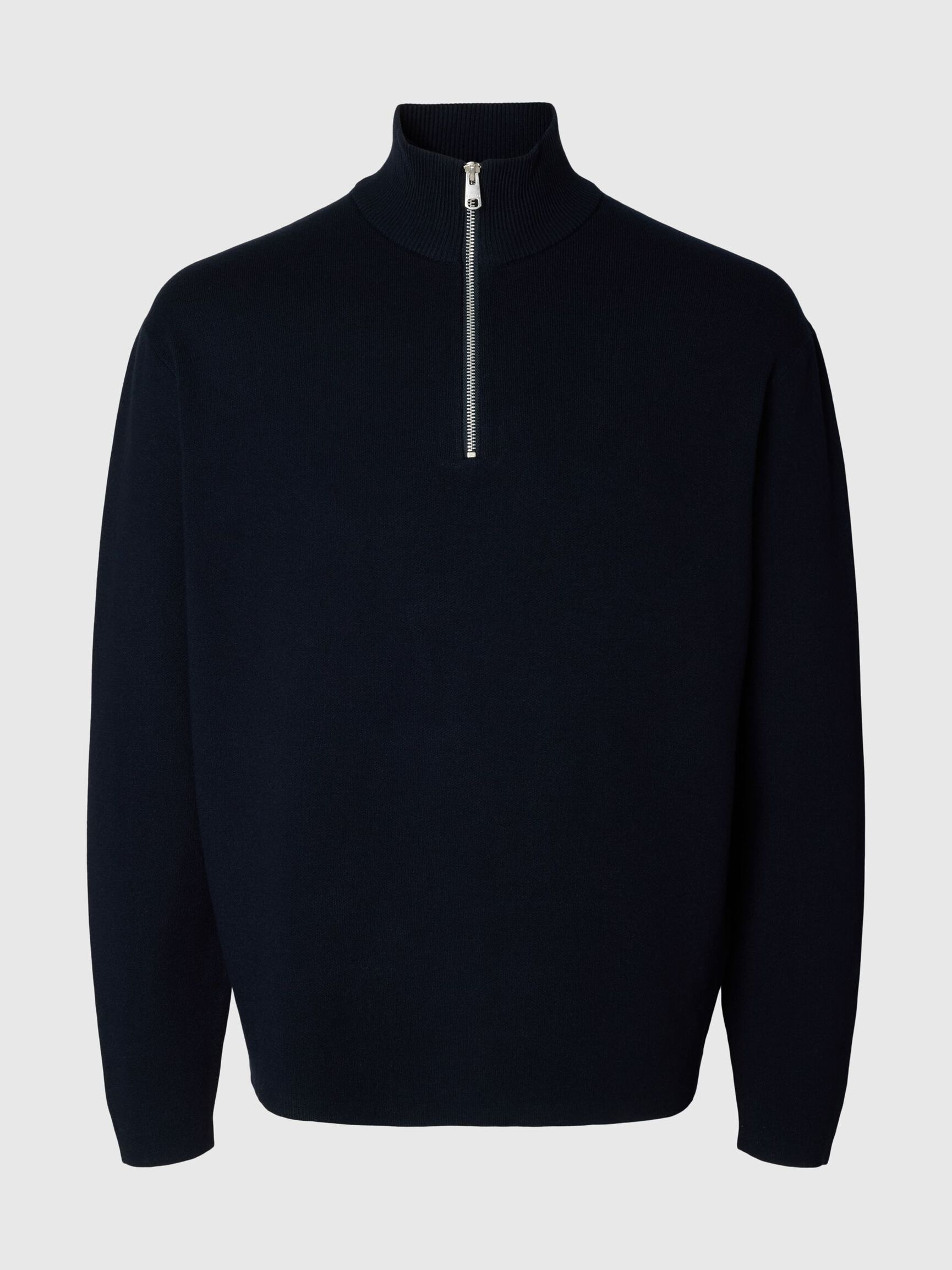 HALF ZIP PULLOVER, Sky Captain, highres