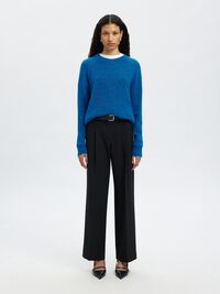 LONG-SLEEVED KNITTED JUMPER, Super Sonic, highres