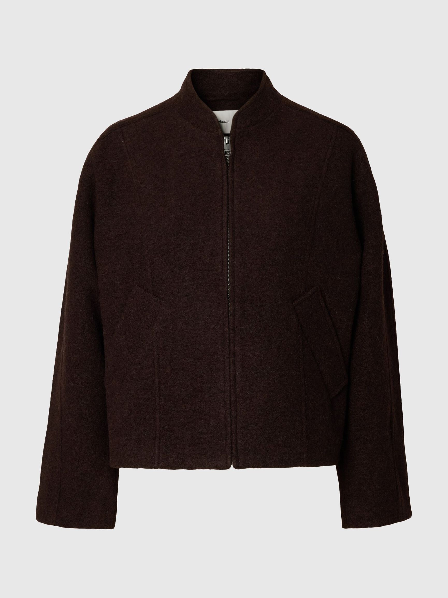 WOOL BLEND JACKET, Delicioso, highres