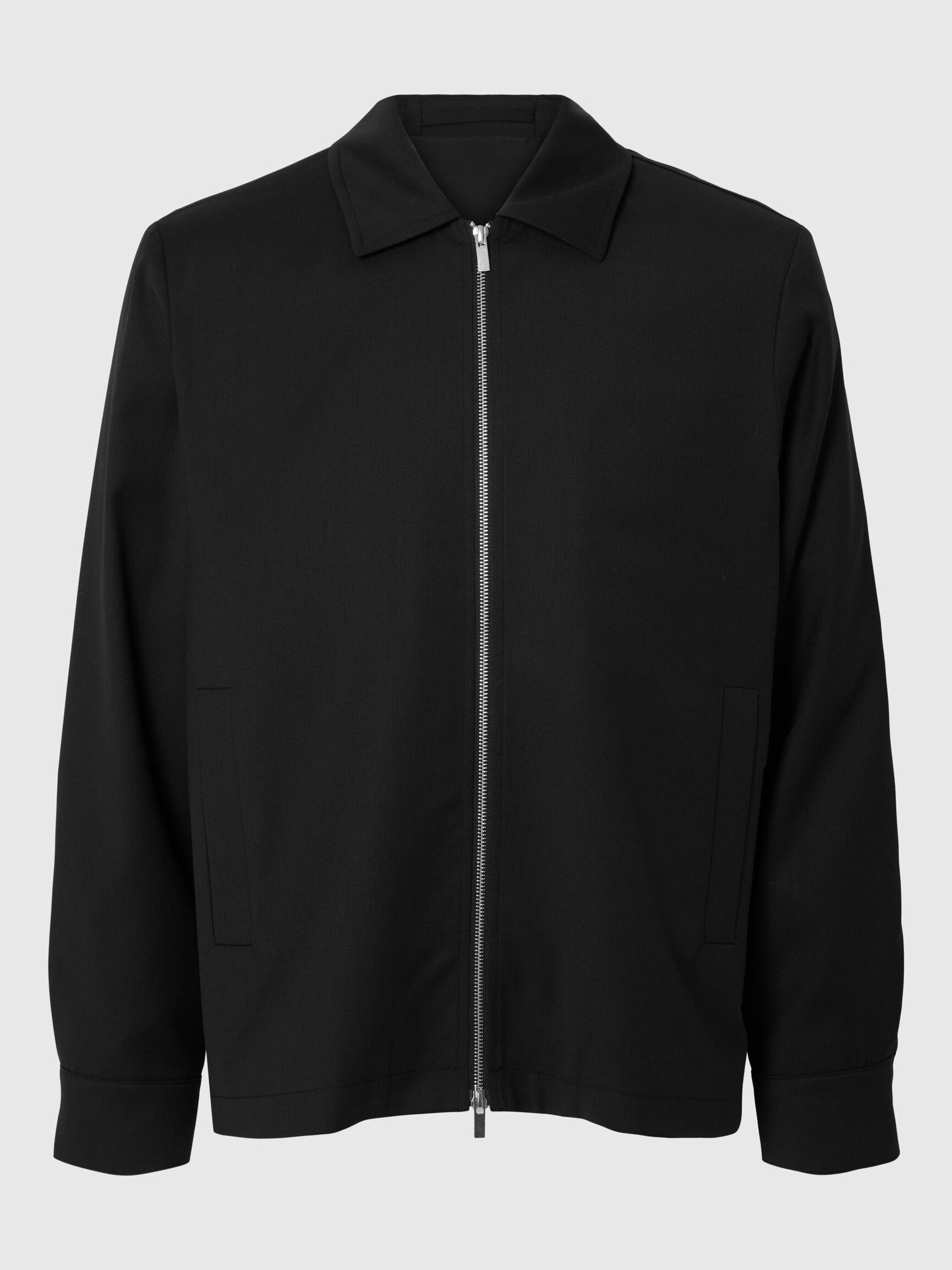 LIGHTWEIGHT SHORT JACKET, Black, highres