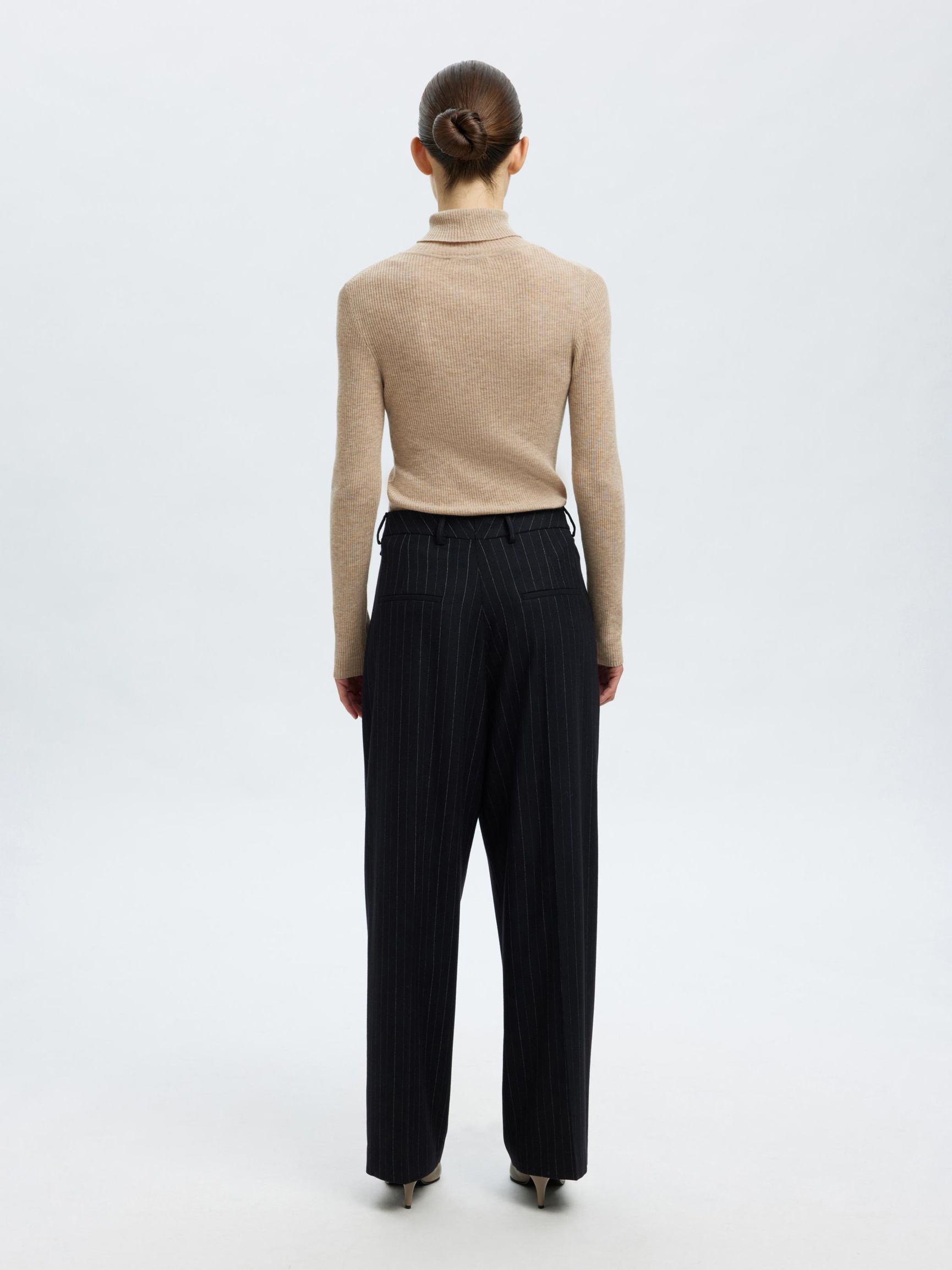 WOOL BLEND TURTLENECK, Island Fossil, highres