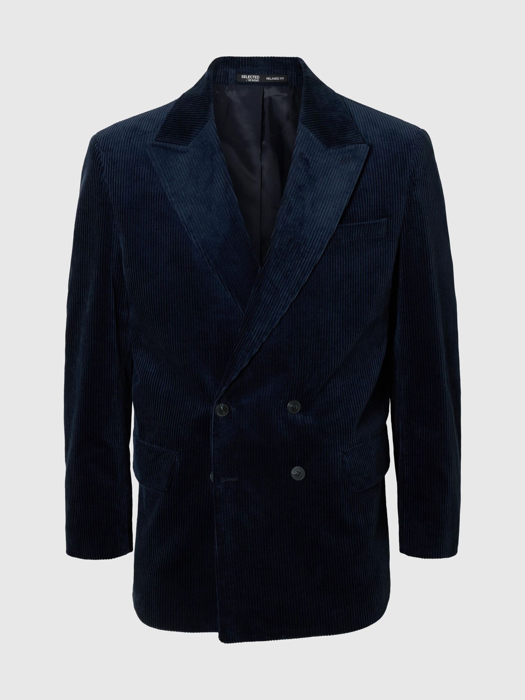 CORD ZWEIREIHIGER BLAZER, Dark Petrol, highres