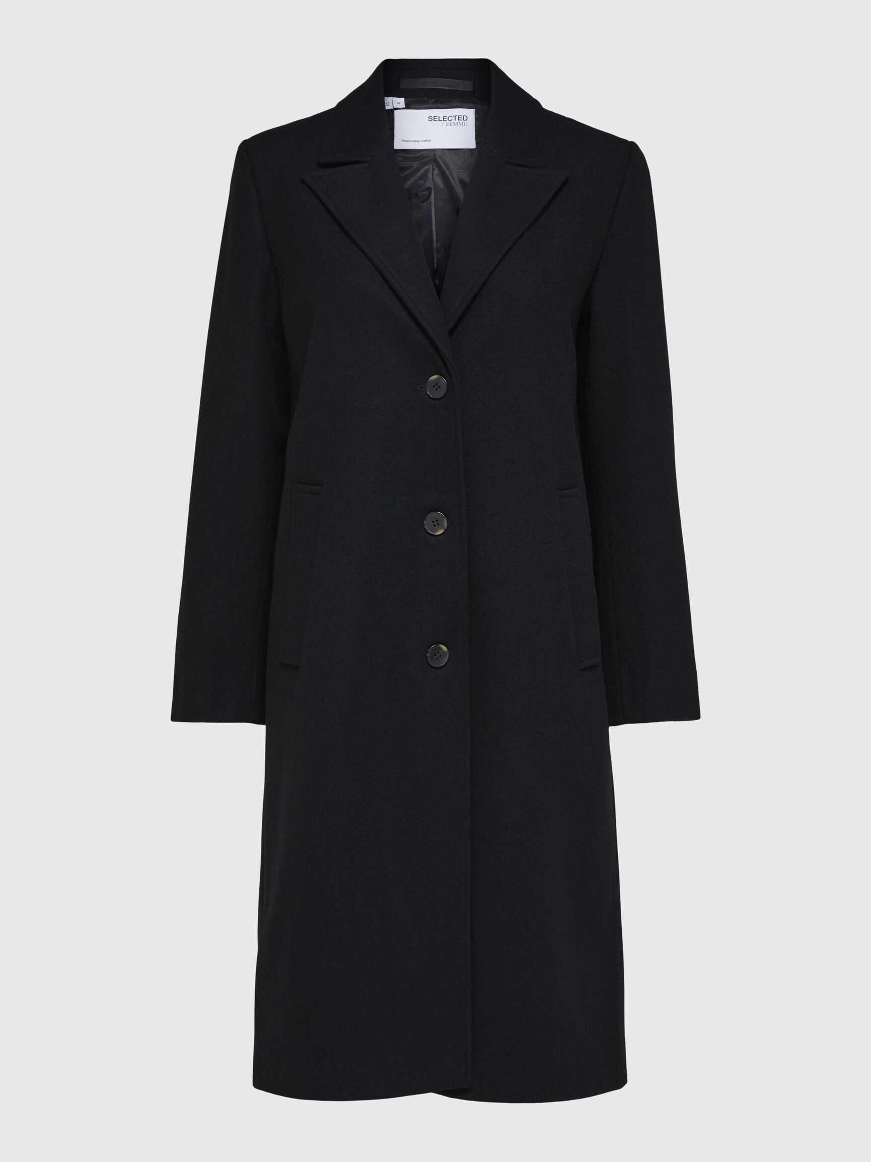 ULDBLANDING FRAKKE, Black, highres