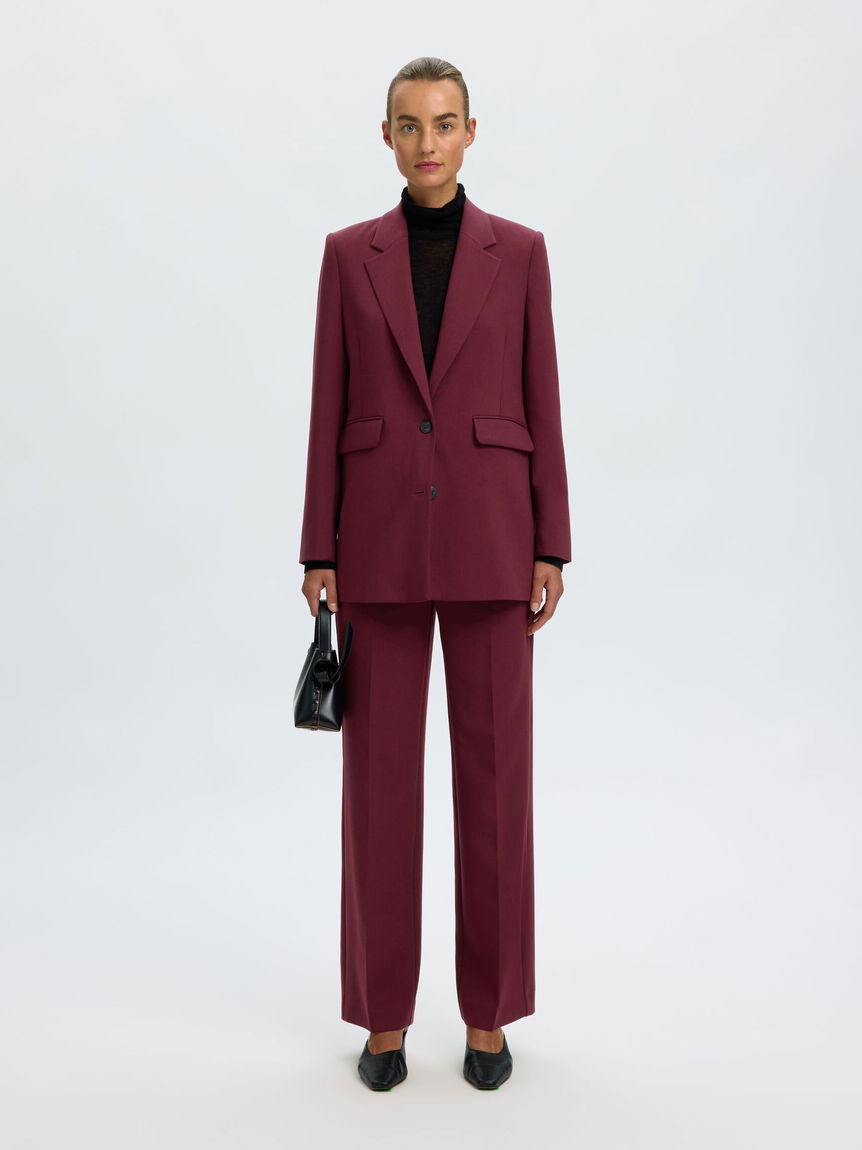 COUPE DÉCONTRACTÉE BLAZER, Tawny Port, highres