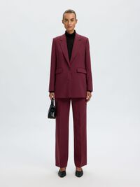 COUPE DÉCONTRACTÉE BLAZER, Tawny Port, highres