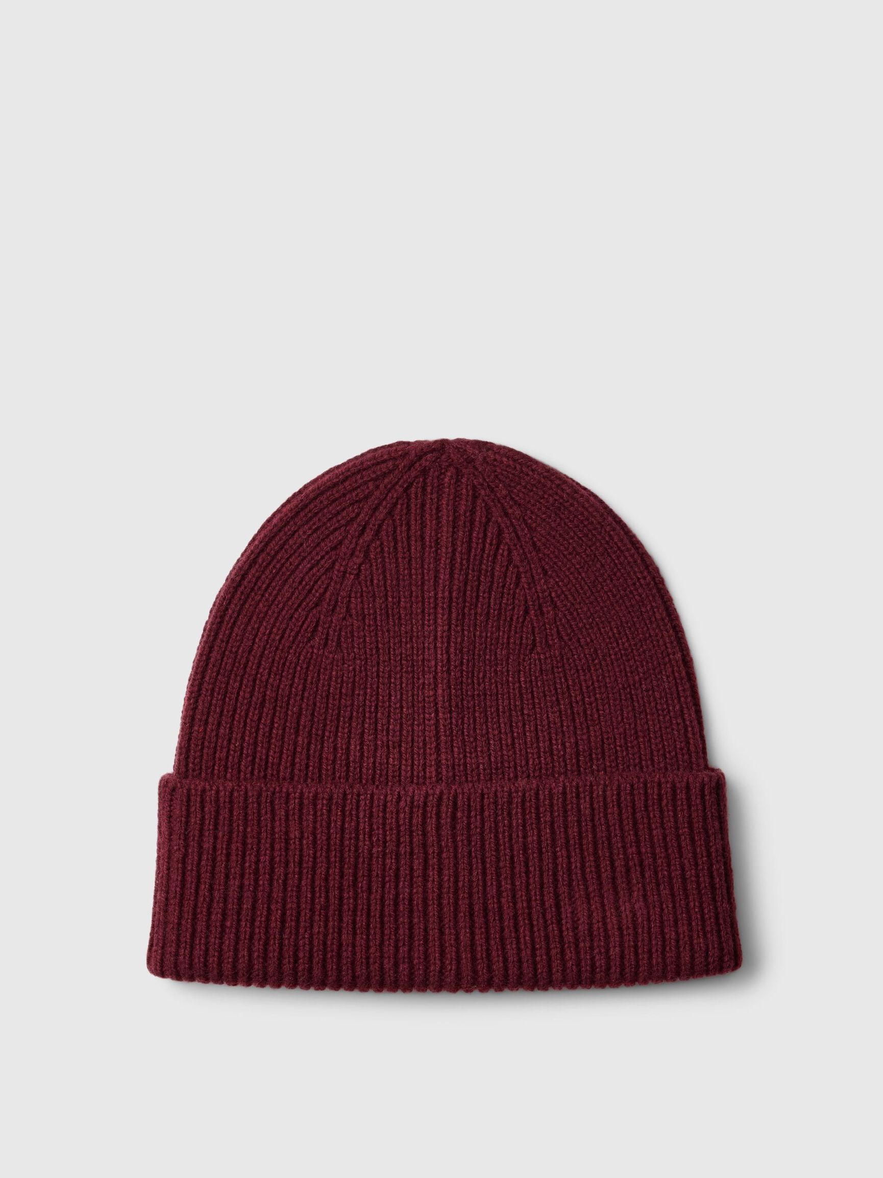 100% MERINO WOOL BEANIE, Tawny Port, highres
