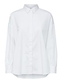 OVERSIZE HEMD, Bright White, highres
