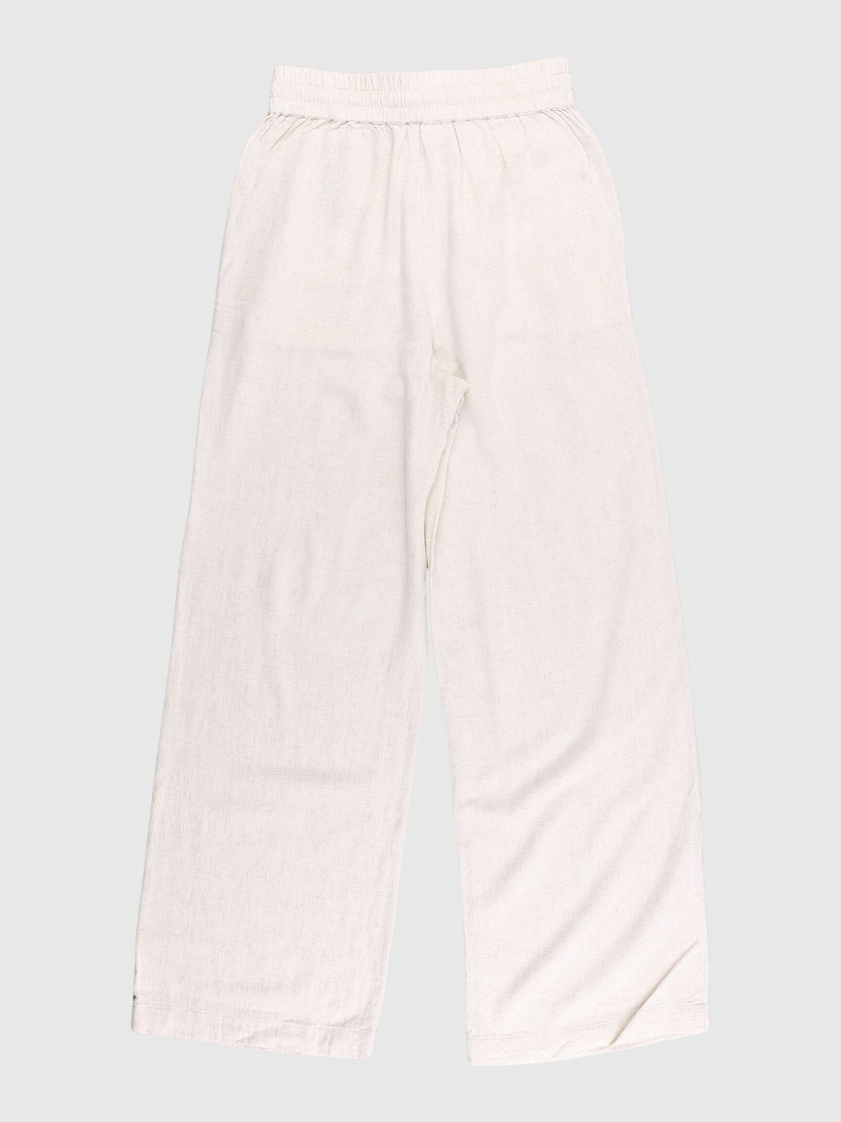 VISCOSE BLEND TROUSERS, Sandshell, highres