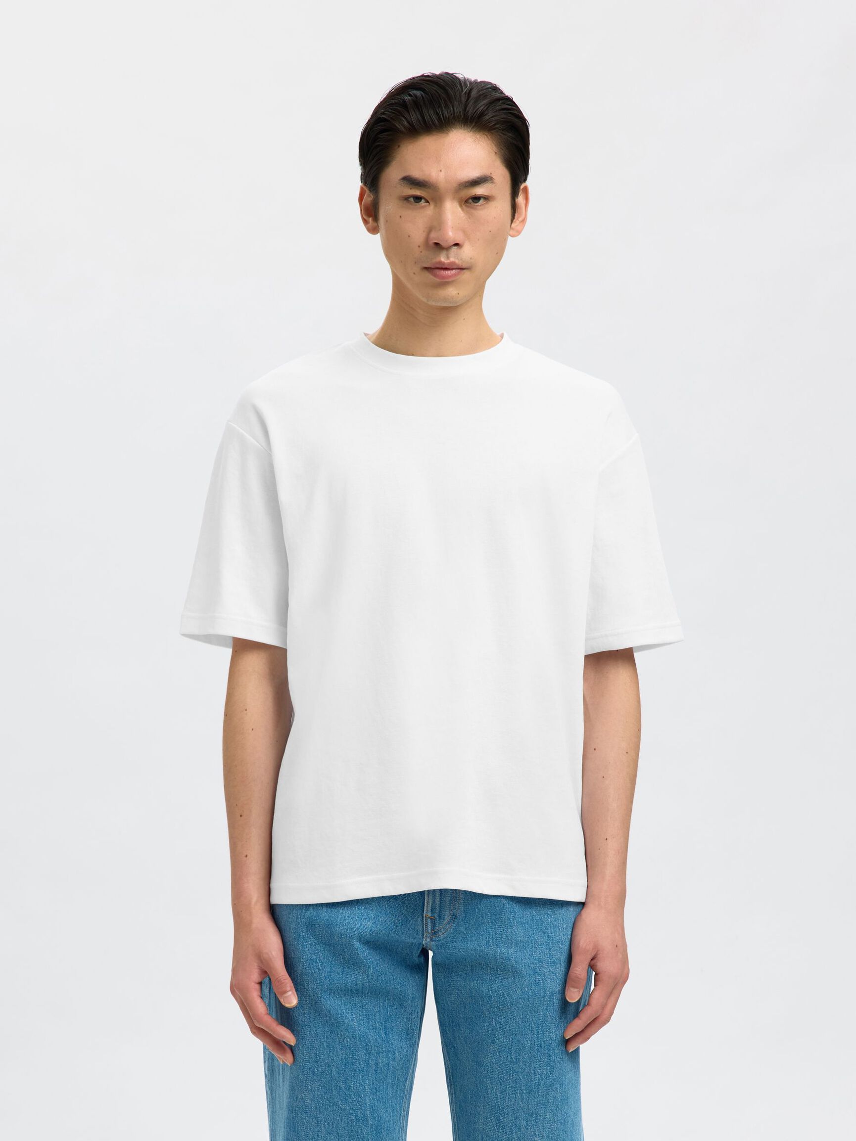 LOOSE FIT T-SHIRT, Bright White, highres