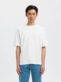 LOOSE FIT T-SHIRT, Bright White, highres