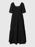 Selected KORTE MOUWEN MAXI JURK, Black, highres - 16096725_Black_001.jpg