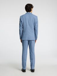 SLIM FIT EINREIHIGER BLAZER, Stonewash, highres