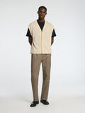 Selected 100% MERINOWOL GEBREID GILET, Angora, highres - 16097815_Angora_005.jpg