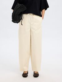 BAUMWOLL BARREL FIT HOSEN, Birch, highres