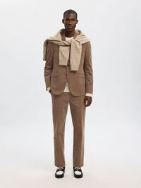 DE CORDEROY, CORTE REGULAR BLAZER, Brownie, highres